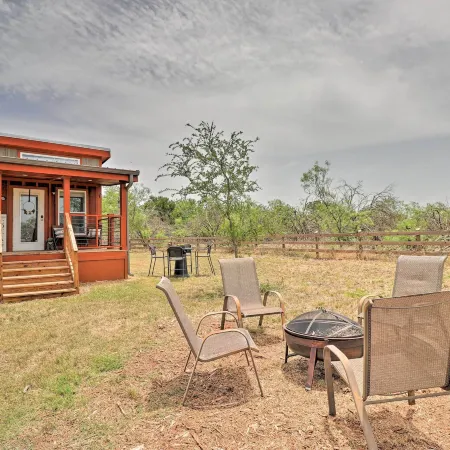Modern Sunset Cabin w/ Wood Fire Pit!