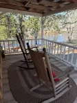 Adorable 2 story lake front setting.