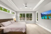 High End New Estate Home in Lake Oswego.  Private suite on 1st level w/o stairs.