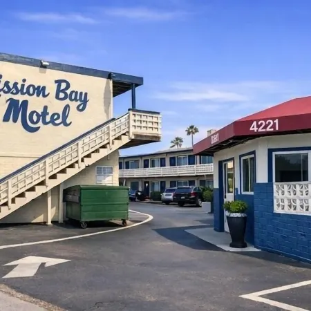 Mission Bay Motel Отели рядом с достопримечательностью «Пляж Мишен-Бич»