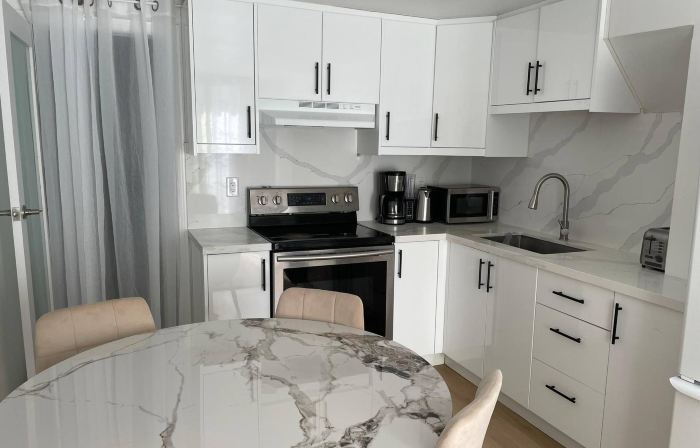 Oshawa  Suite  Open Kitchen  Living Space