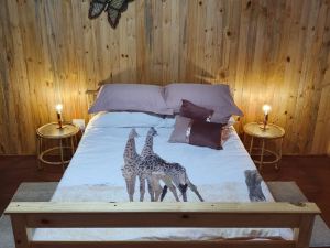 Hout Huisie (Wooden House) Self Catering Africa Bush Vacation in Marloth Park