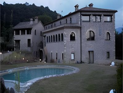 Outdoor Swimming Pool L'Arcada de Fares Photo