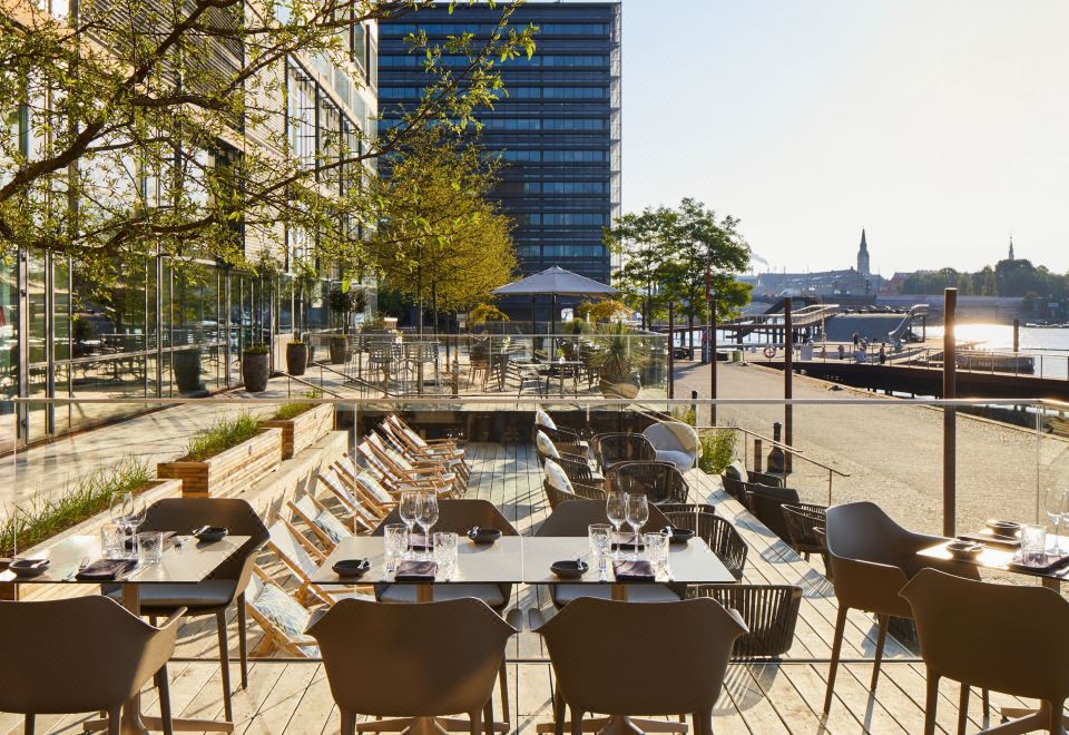 코펜하겐 메리어트 호텔의 럭셔리한 객실 내부