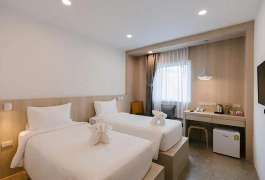 ห้องดีลักซ์เตียงแฝด - ปลอดบุหรี่