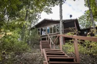 Rustic Lakefront Cabin near Smokies w/ Hot Tub, Firepit, Pool Table + Views!