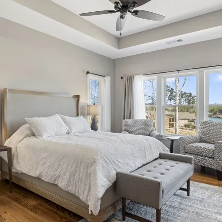 New! Lakefront with Views from Every Window - With Dock, Fire Pit, BBQ, Kayaks