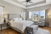 New! Lakefront with Views from Every Window - With Dock, Fire Pit, BBQ, Kayaks