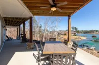 New! Lakefront with Views from Every Window - With Dock, Fire Pit, BBQ, Kayaks