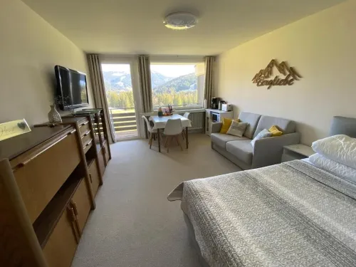 1-room apartment with mountain view on the ski slope with WiFi, Netflix, Prime Hotel a Balderschwang