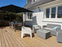 Spacious house 200m from Lilia's beaches & restaurants