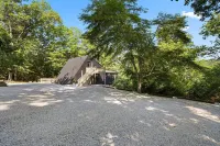 Walk to water! Private Lake Front A-Frame Cabin on Table Rock