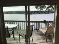 Cozy Lakefront House with a private dock and lakefront.