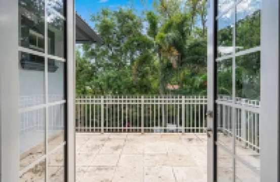 Versace Home in Miami Shores, Pool, Lush Backyard, Outdoor Dining, BBQ