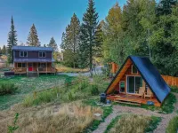 Glacier Nat'l Park A-frame w/ hot tub- ElkCalf Mountain A-Frame, GNP basecamp! 코람 호텔