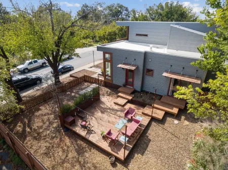 Charming Outdoor Patios and Mid-Century Style - Unique Fayetteville Haven