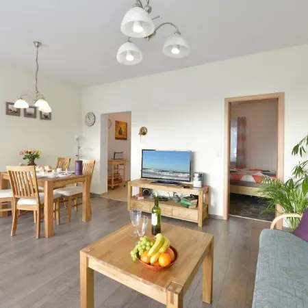 Spacious stylish apartment in idyllic port town on the Baltic