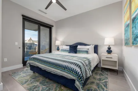 Enjoy City Views Around a Cozy Firepit