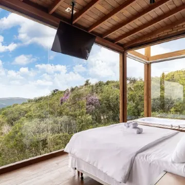 Cabin with Mountain View in Anitápolis VST032
