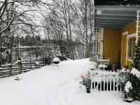 Apple Tree Cabin with River Views Hotels in Avesta