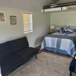 Cozy Cabin 1 at Bird's Nest Bunkies and Barn in Ellenboro with WiFi, AC, & Heat