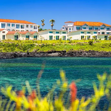 Jeju Turning Point Pension Отели рядом с достопримечательностью «Тематический парк Sunrise Lands»