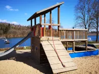 Lake keeper's house, unique, direct location on the shore of Lake Kronenburg, sauna Hotels in Dahlem
