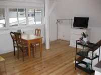 Studio with panoramic view, centrally located in d. Old town, quiet location with WLAN