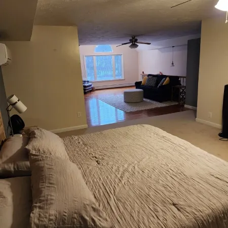 Jay River Front Three Bedroom. 2 miles to Jay Peak