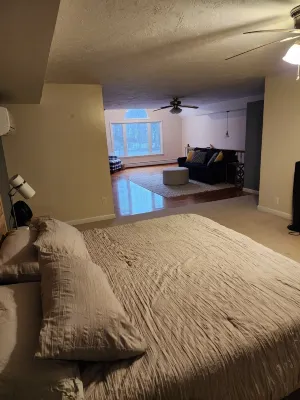 Jay River Front Three Bedroom. 2 miles to Jay Peak