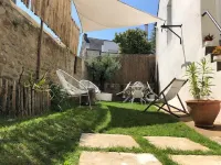 Ty Laumann small town house with garden on the port of Valves