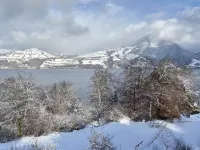 Vacation apartment on Lake Thun - magnificent views of the lake and mountains