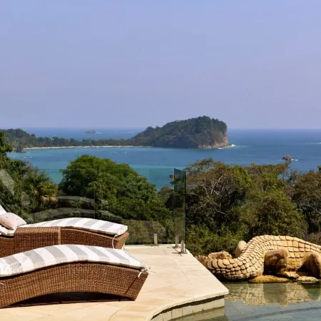 6Br Ocean View Luxury Villa Near Manuel Antonio Beaches, Huge Pool, Game Room