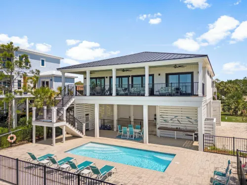 Pet Friendly Beach House - The Great White Florida House by Panhandle Getaways - Balkon