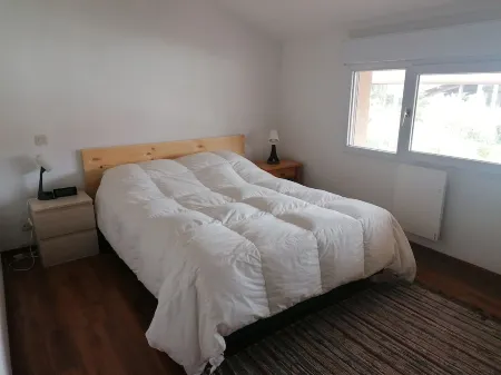 Superb duplex apartment with veranda and garden 5 min from the ocean