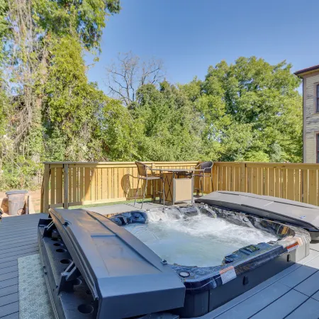 Danville Retreat w/ Hot Tub & Cozy Fireplace!