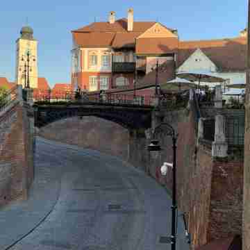 Old building apartment in the pedestrian zone Others