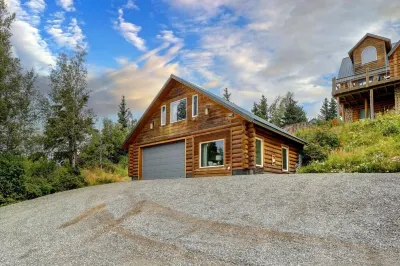 Beautiful Cozy, Peaceful chalet with AC in Anchorage 추가치 스테이트 파크 인디언 크릭 주변 호텔