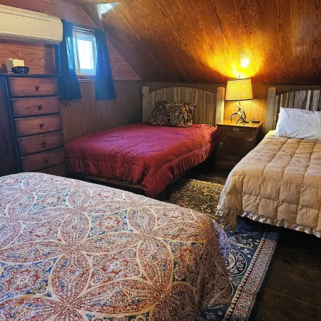 Historic pet friendly cabin with shooting range, and ATV trails on 80 acres.