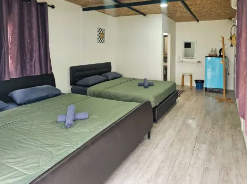 ห้องเตียงใหญ่สำหรับครอบครัว