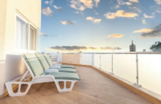 Luxury PH - Terrace & Jacuzzi & Sunbeds