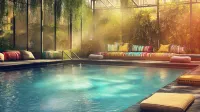 貝爾Guldsmeden酒店 - 泳池
