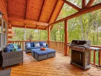 Rose's Retreat Cabin at Trickle Creek Hoteles en Municipio de Marion