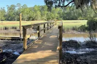 Outdoor Oasis + Tidal Creek Views: Yemassee Escape - 3-Star