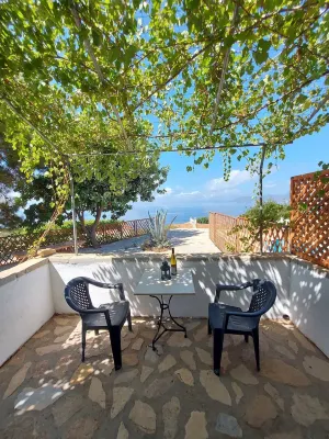 Beautiful House Located on a Hill in Samos Island, 400 m from an Organized Beach