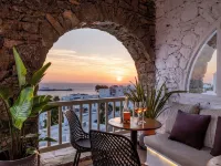 Yalos Hotel Sunset View Mykonos Town Private Rooms