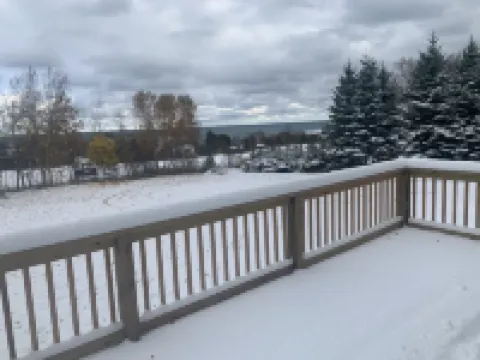 The Hill House offers a great view, plus it's close to town and dog friendly!