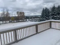 The Hill House offers a great view, plus it's close to town and dog friendly!