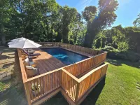 Hamptons Waterview Custom Home with Designer Finishes