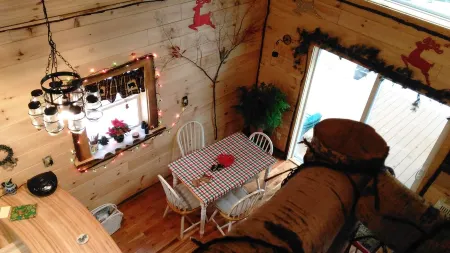 "Your Neck of the Woods" Cabin Rental: Peaceful Get-away Overlooking Fish Creek